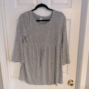 Soft Bell Sleeve Maternity Shirt
